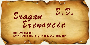 Dragan Drenovčić vizit kartica
